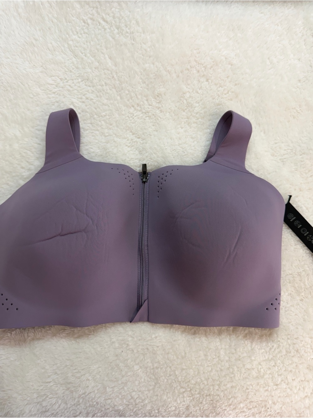 Victorias Secret VSX Featherweight Max High Impact Sports Bra NWT 36DDD Purple